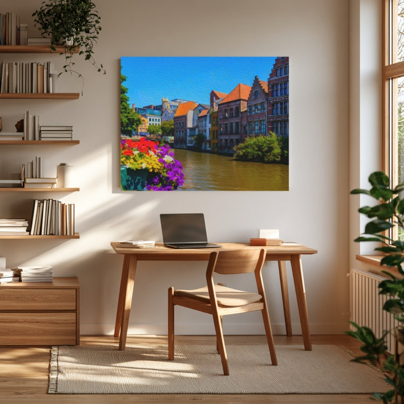 Graslei & Korenlei Quayside — Ghent, Belgium, view 4