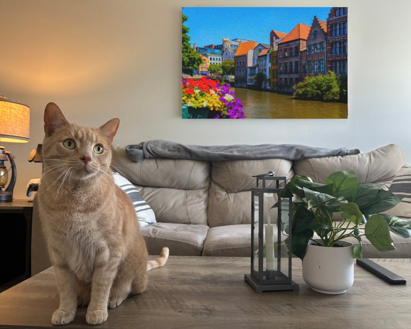 Graslei & Korenlei Quayside — Ghent, Belgium, view 2