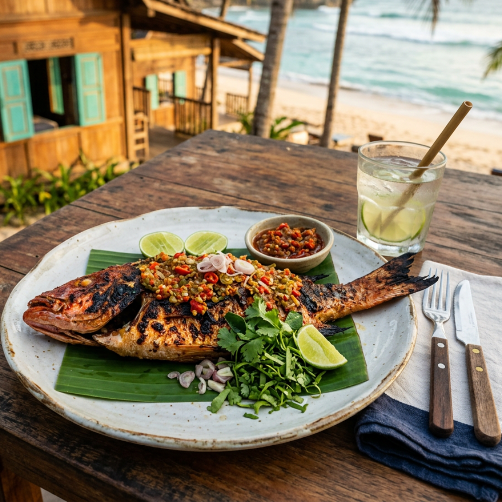 Local cuisine study in Gili Islands, Indonesia