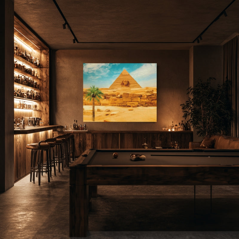 Great Sphinx & Pyramid of Khafre — Pyramids of Giza, Egypt, view 7