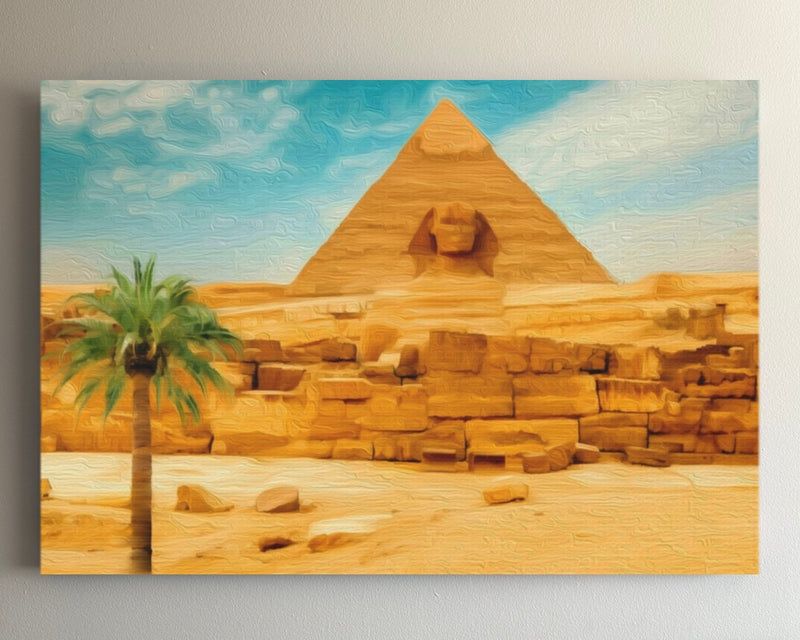 Great Sphinx & Pyramid of Khafre — Pyramids of Giza, Egypt