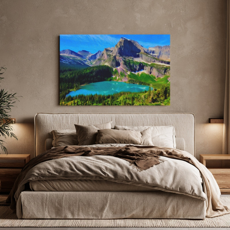 Grinnell Lake & Mount Gould — Glacier National Park, Montana, view 6