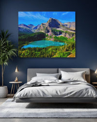 Glacial Lake Mountain Vista — study 1 thumbnail