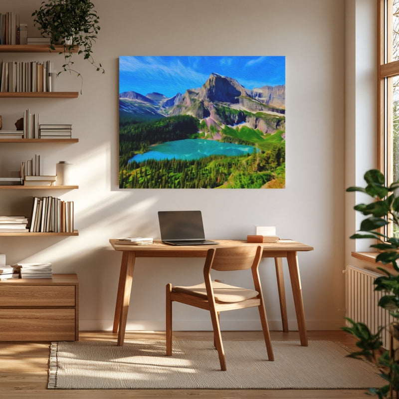 Grinnell Lake & Mount Gould — Glacier National Park, Montana, view 4