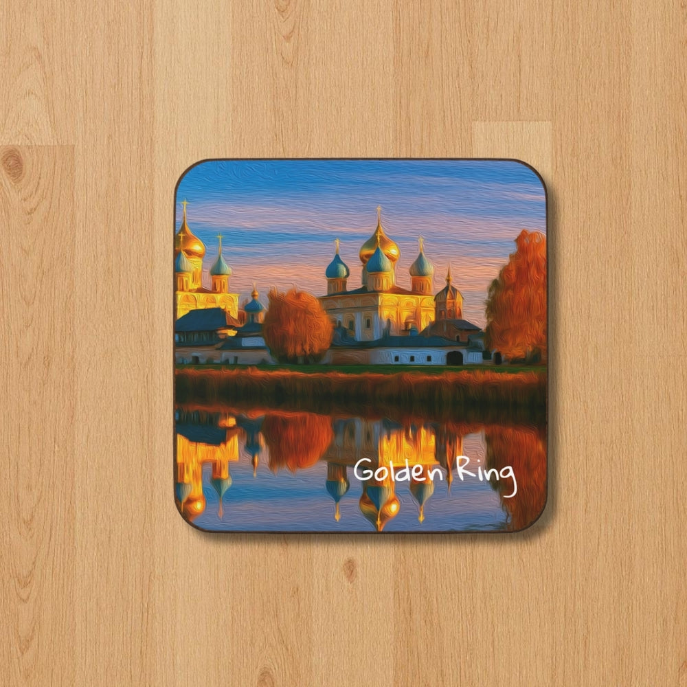 Golden Ring, Russia | Golden Ring Orthodox Monasteries | Original Series Hardboard Coaster