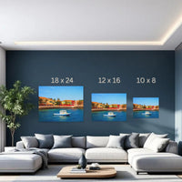 Colorful Waterfront Colonial Harbor — study 3 thumbnail