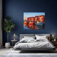 Fishing Village Harbor Boats — study 2 thumbnail
