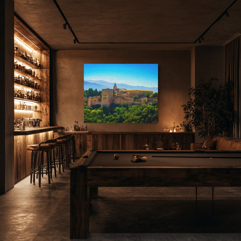 Alhambra Palace Among Trees — Granada, Spain, view 7