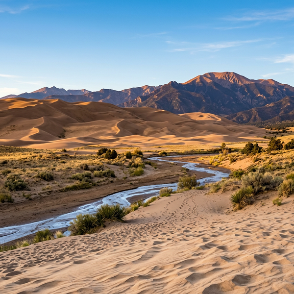 Botanical and pigment specimen study for Great Sand Dunes, Colorado