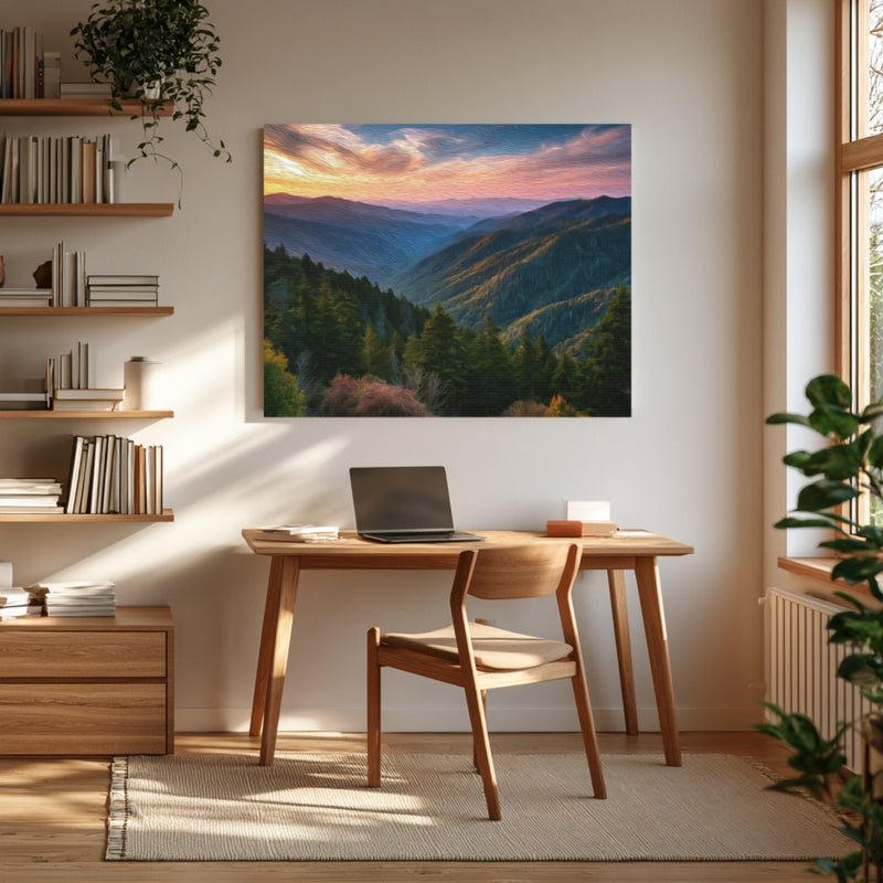 Smoky Mountains Sunset Vista — Great Smoky Mountains, Tennessee, view 4