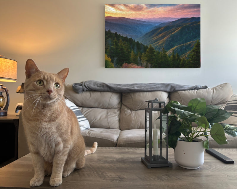 Smoky Mountains Sunset Vista — Great Smoky Mountains, Tennessee, view 2