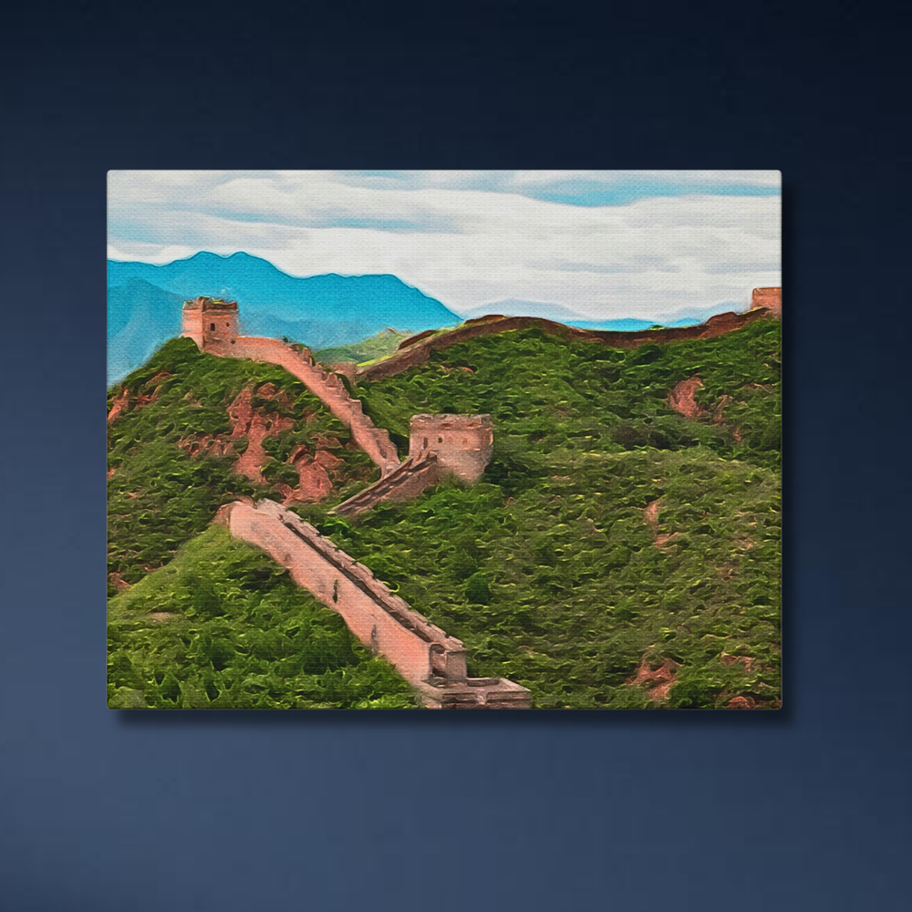 Great Wall of China | Original Series Gallery Canvas detail