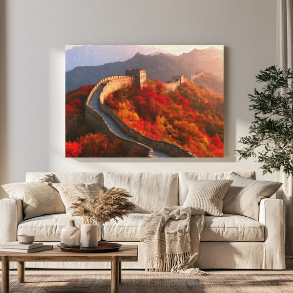 Great Wall of China Autumn