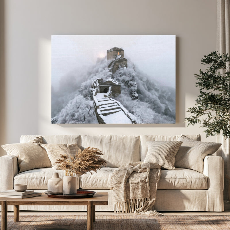 Great Wall Snow Tower in a room — Great Wall of China