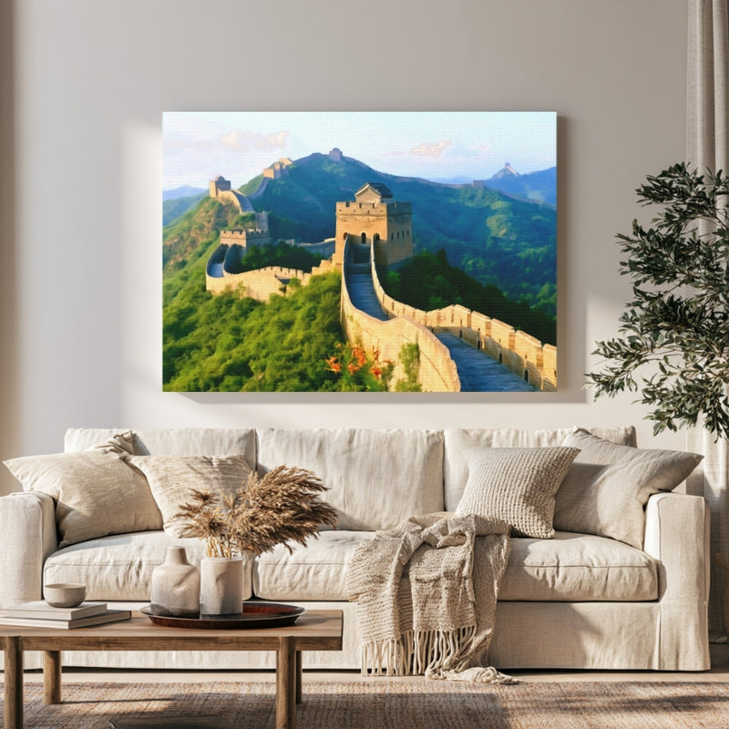 Great Wall of China Jinshanling in a room — Great Wall of China