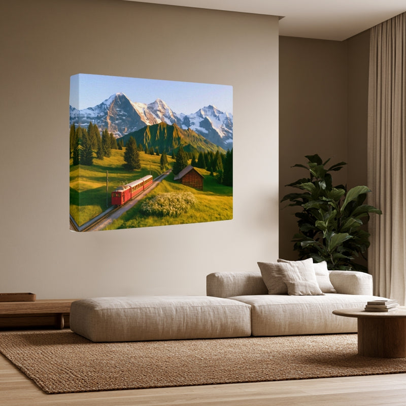 Grindelwald Alpine Railway Meadows — Grindelwald, Switzerland, view 3