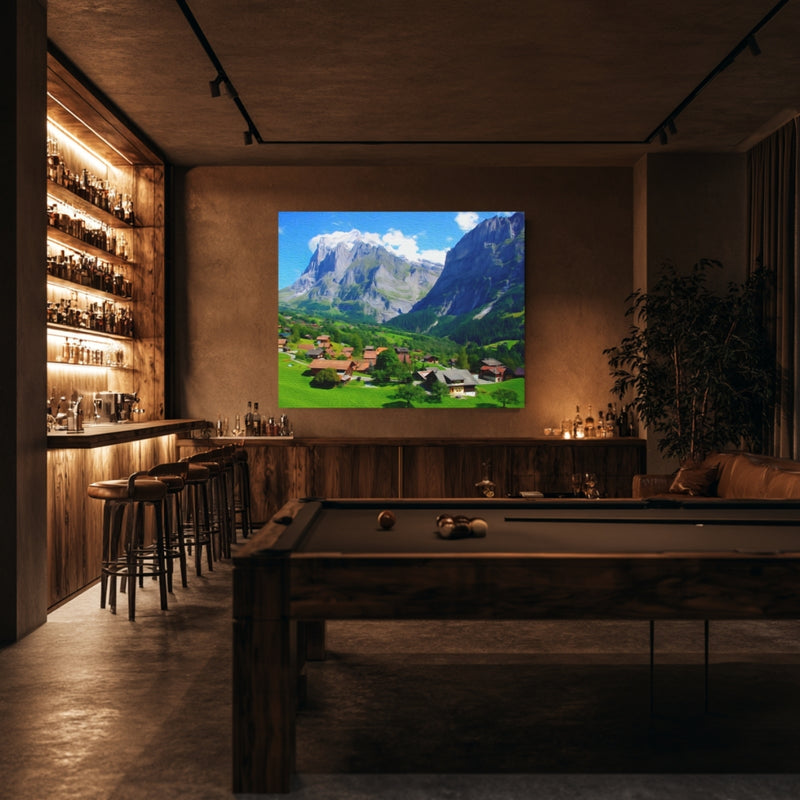 Alpine Village Mountain Valley — Grindelwald, Switzerland, view 7