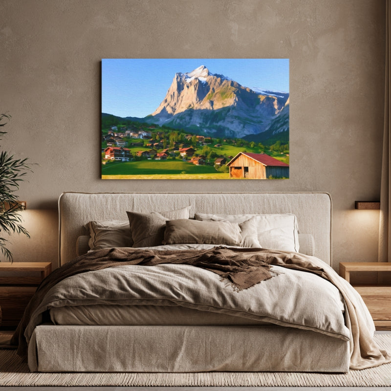 Grindelwald Alpine Village Wetterhorn — Grindelwald, Switzerland, view 6