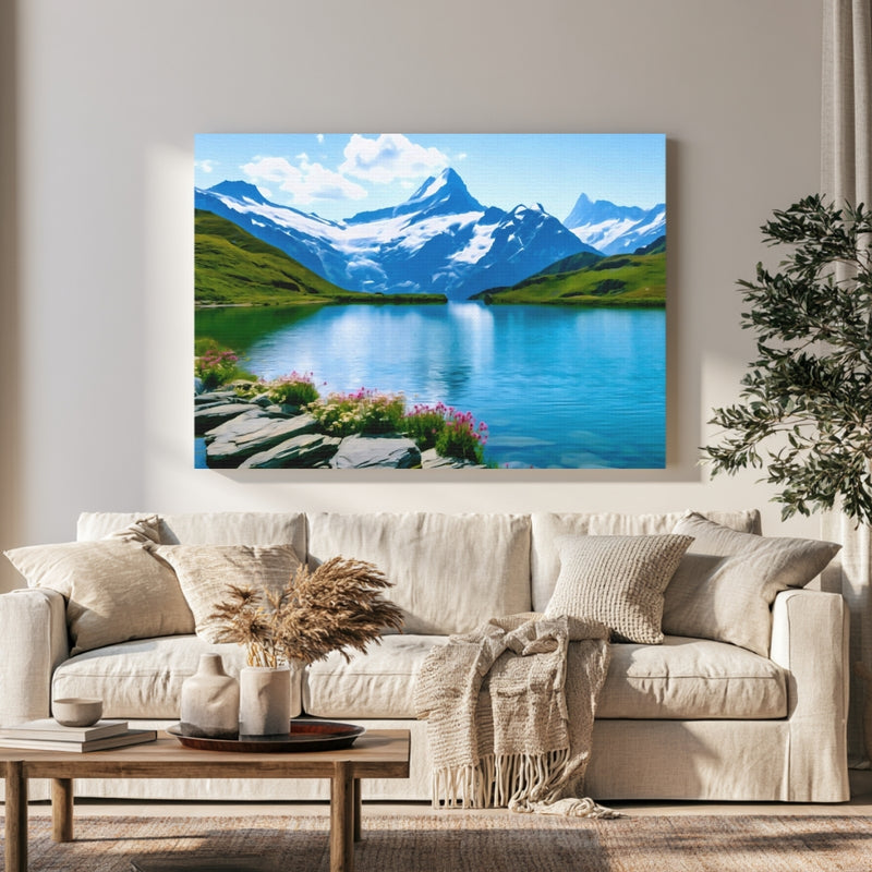 Bachalpsee Alpine Lake — Grindelwald, Switzerland, view 1