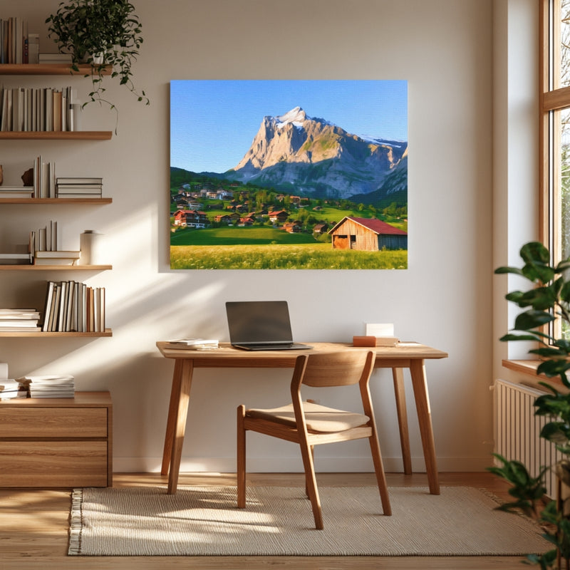 Grindelwald Alpine Village Wetterhorn — Grindelwald, Switzerland, view 4
