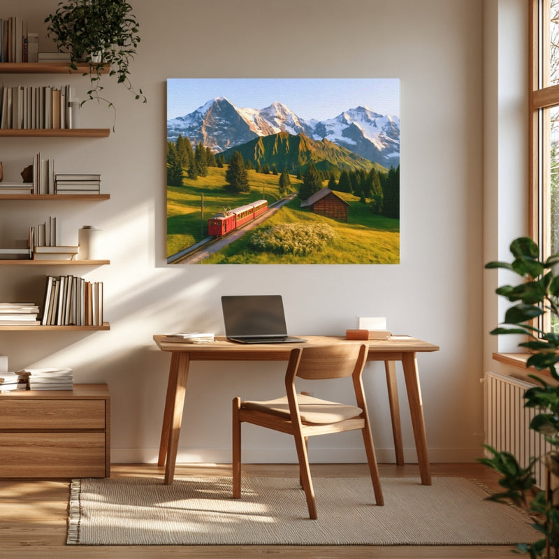 Grindelwald Alpine Railway Meadows — Grindelwald, Switzerland, view 4