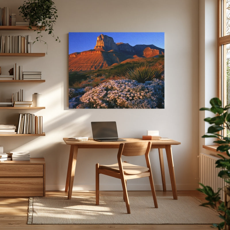 Guadalupe Peak Desert Bloom — Guadalupe Mountains, Texas, view 4