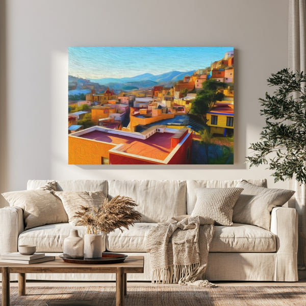 Guanajuato, Mexico | Colorful Hillside Colonial City | Original Series Gallery Canvas