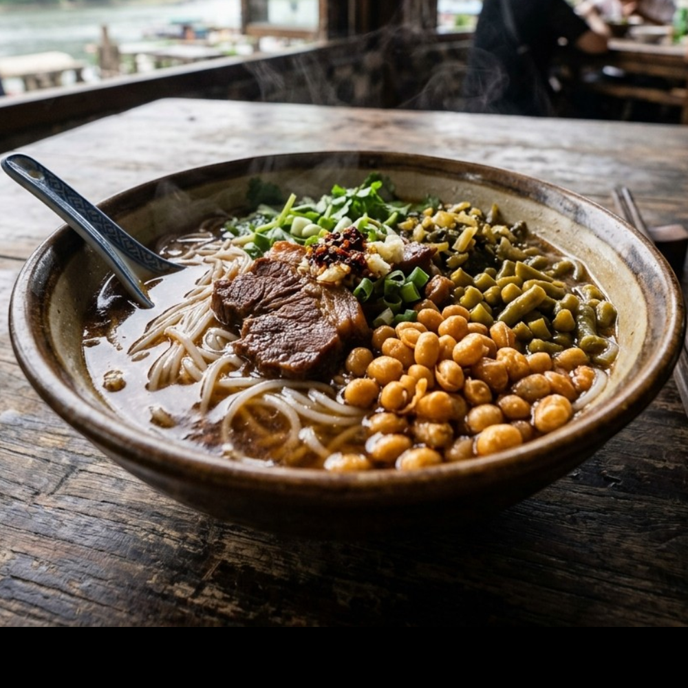 Local cuisine study in Guilin, China