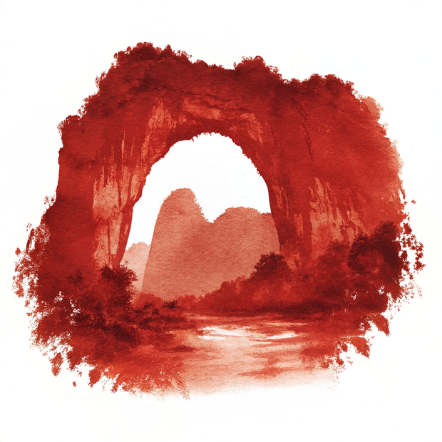 Guilin watercolor