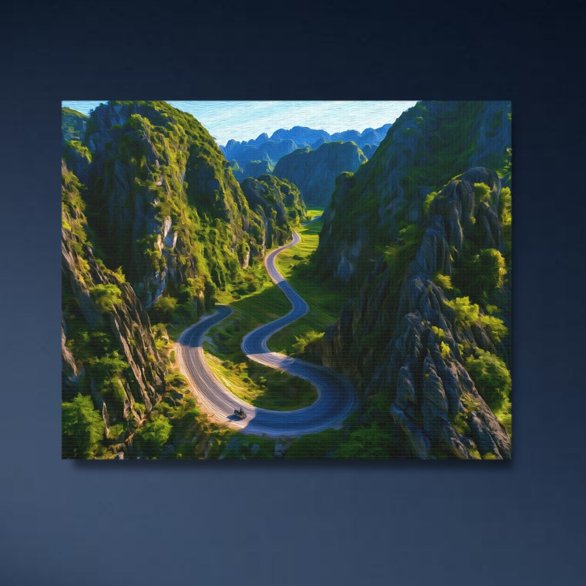 Ha Giang Loop Karst Valley Road — Ha Giang Loop, Vietnam, study 4