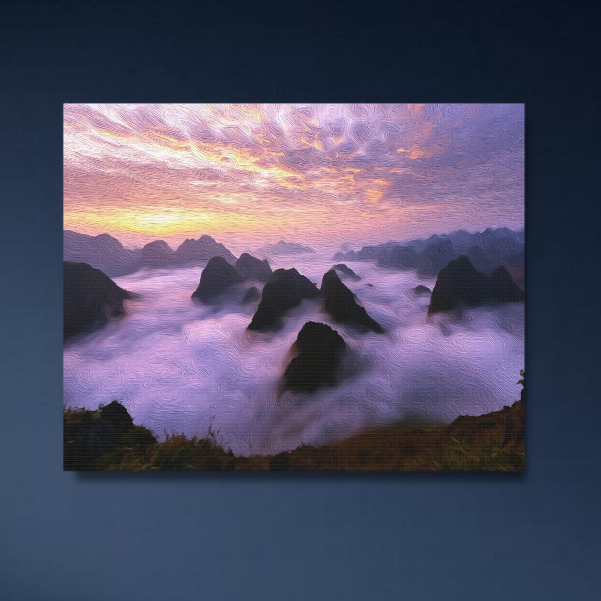 Ha Giang Karst Peaks Cloudscape — Ha Giang Loop, Vietnam, study 4