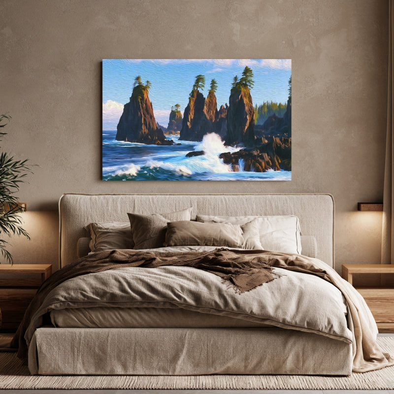Haida Gwaii Sea Stacks — Haida Gwaii, British Columbia, view 6