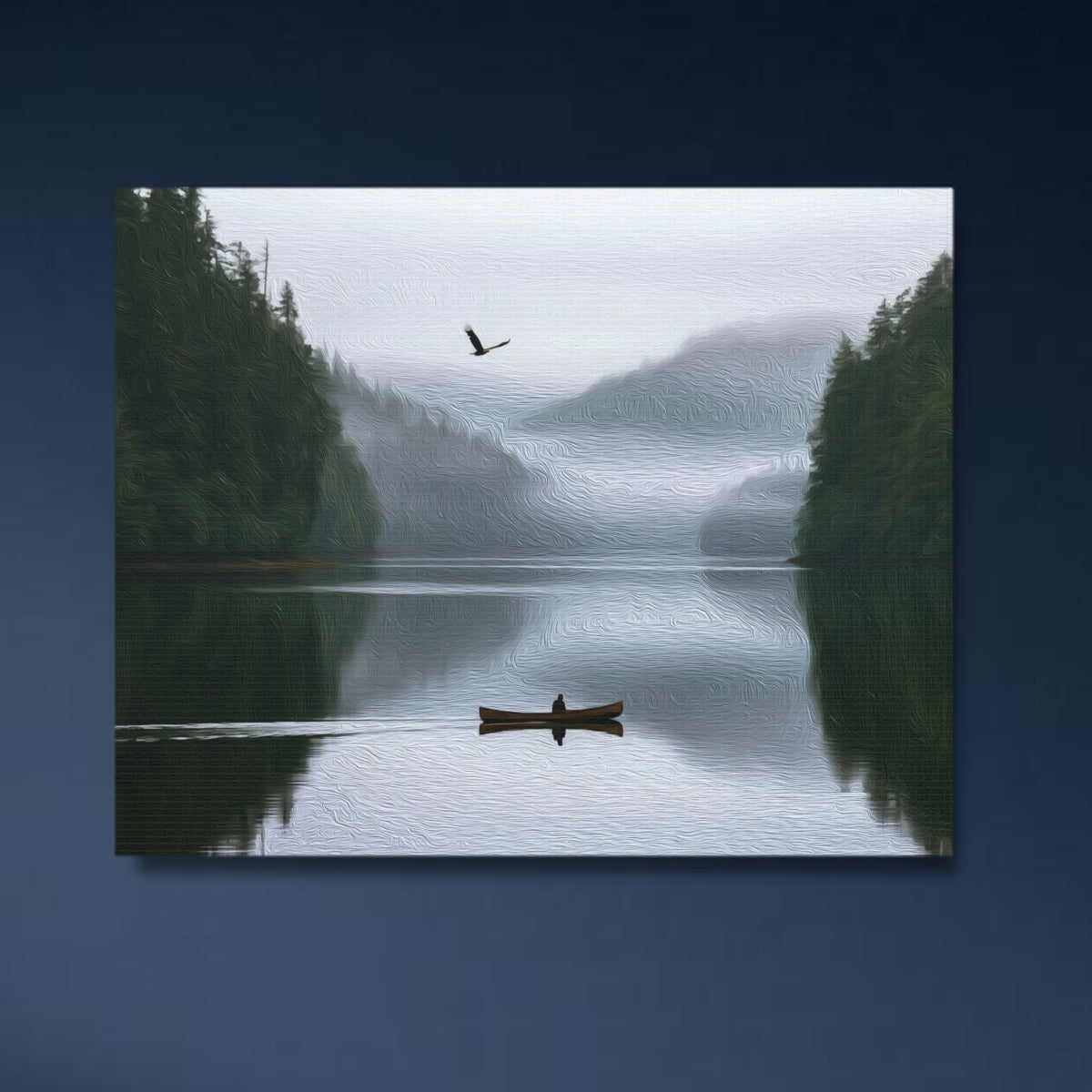 Haida Gwaii Misty Fjord Canoe — Haida Gwaii, British Columbia, close-up detail
