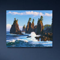 Haida Gwaii Sea Stacks — close-up thumbnail