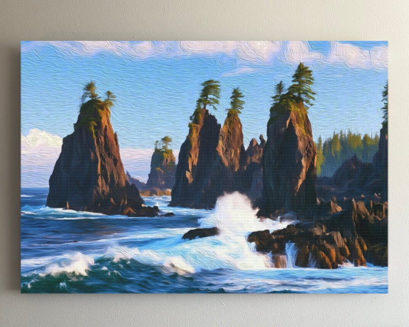 Haida Gwaii Sea Stacks — Haida Gwaii, British Columbia