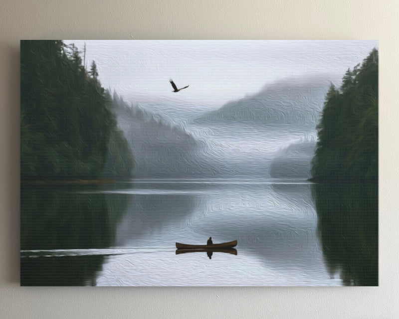 Haida Gwaii Misty Fjord Canoe — Haida Gwaii, British Columbia