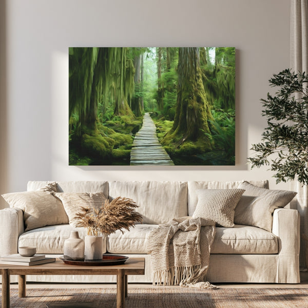 Haida Gwaii, British Columbia | Haida Gwaii Rainforest Boardwalk | Original Series Gallery Canvas
