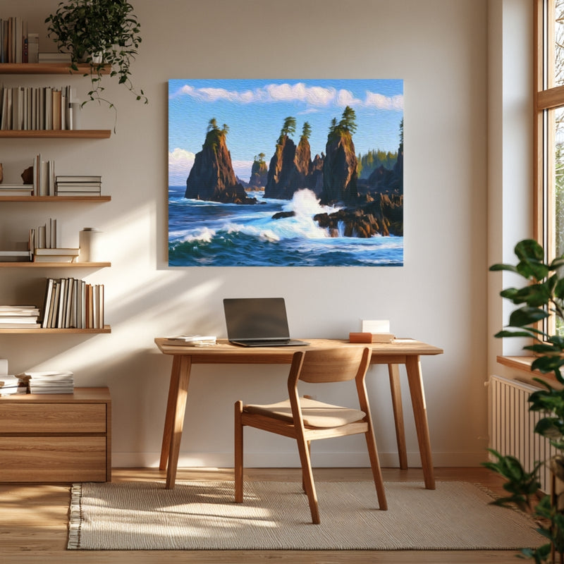 Haida Gwaii Sea Stacks — Haida Gwaii, British Columbia, view 4