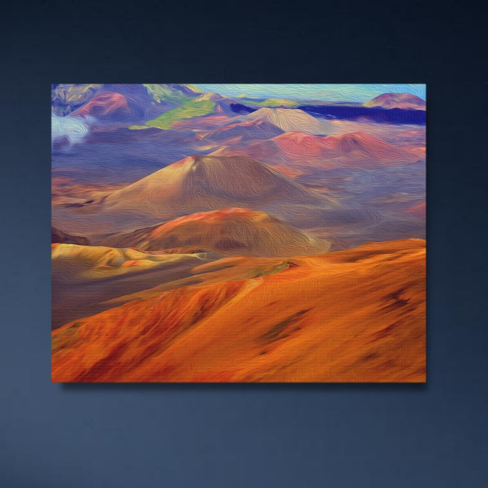 Haleakala, Maui | Haleakala Volcanic Crater Summit | Original Series Gallery Canvas detail