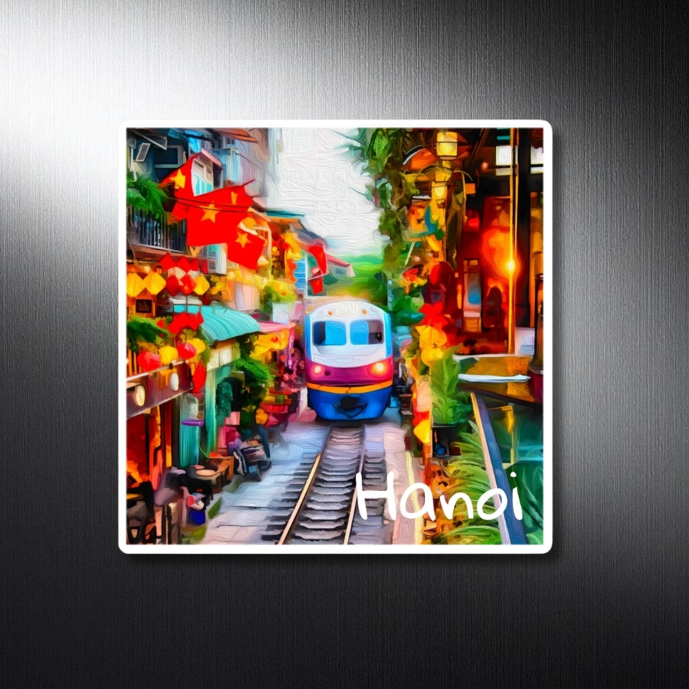 Hanoi, Vietnam | Hanoi Train Street | Original Series Decorative Magnet