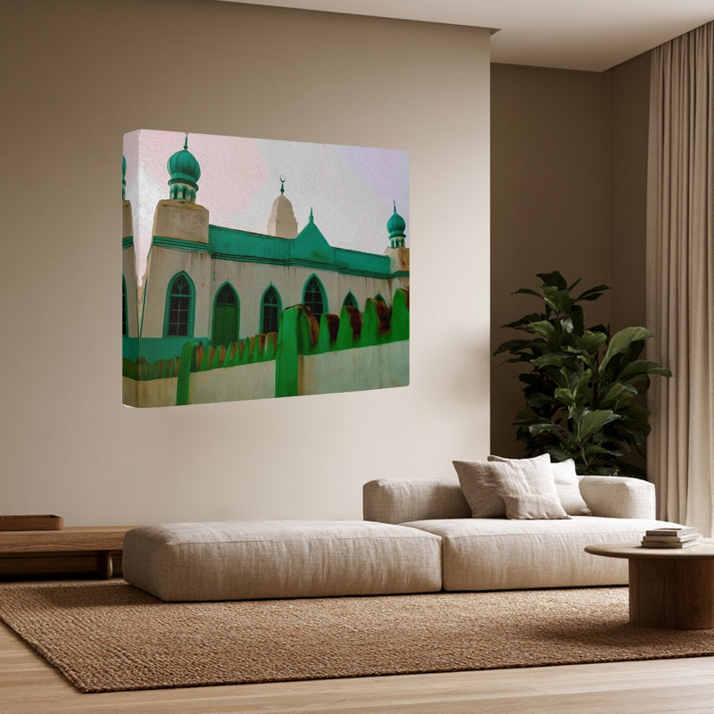 Harar Mosque Green Minarets — Harar, Ethiopia, view 3