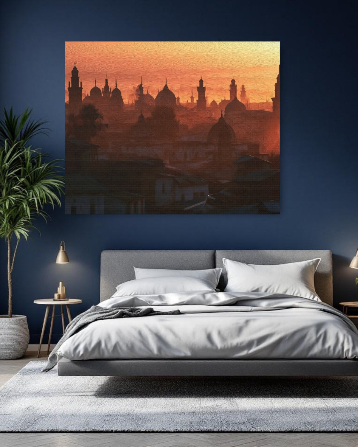 Harar Mosque Minarets Skyline — Harar, Ethiopia, study 1