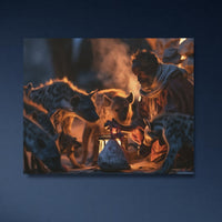 Harar Hyena Men Feeding — study 4 thumbnail
