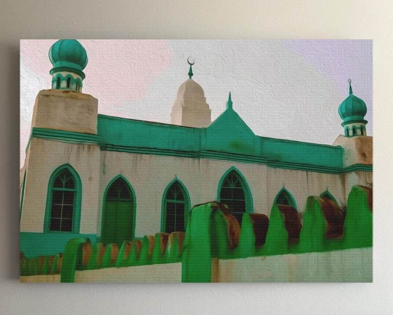 Harar Mosque Green Minarets — Harar, Ethiopia