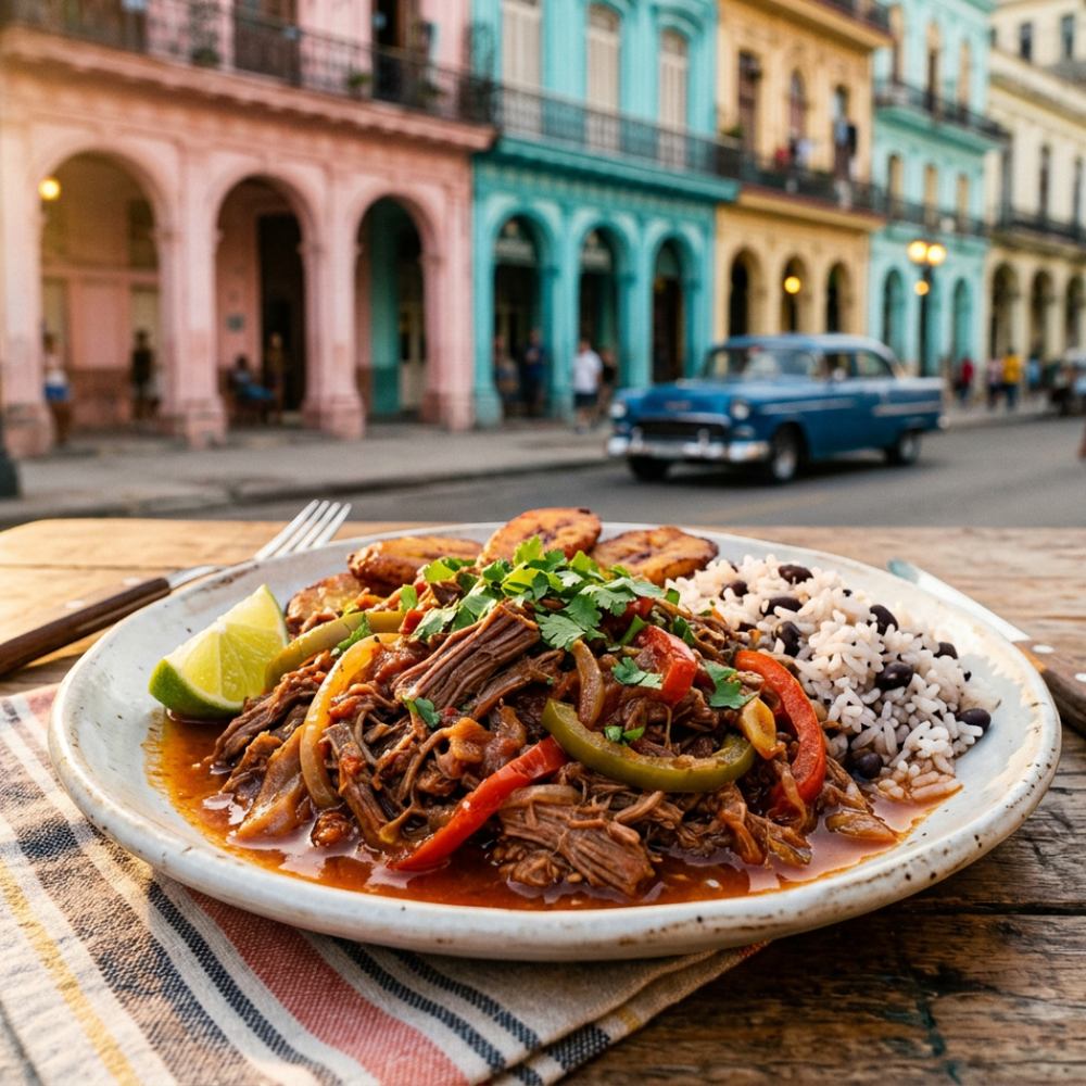 Local cuisine study in Havana, Cuba