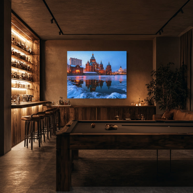 Uspenski Cathedral Winter Reflection — Helsinki, Finland, view 7