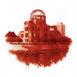 Hiroshima canvas wall art