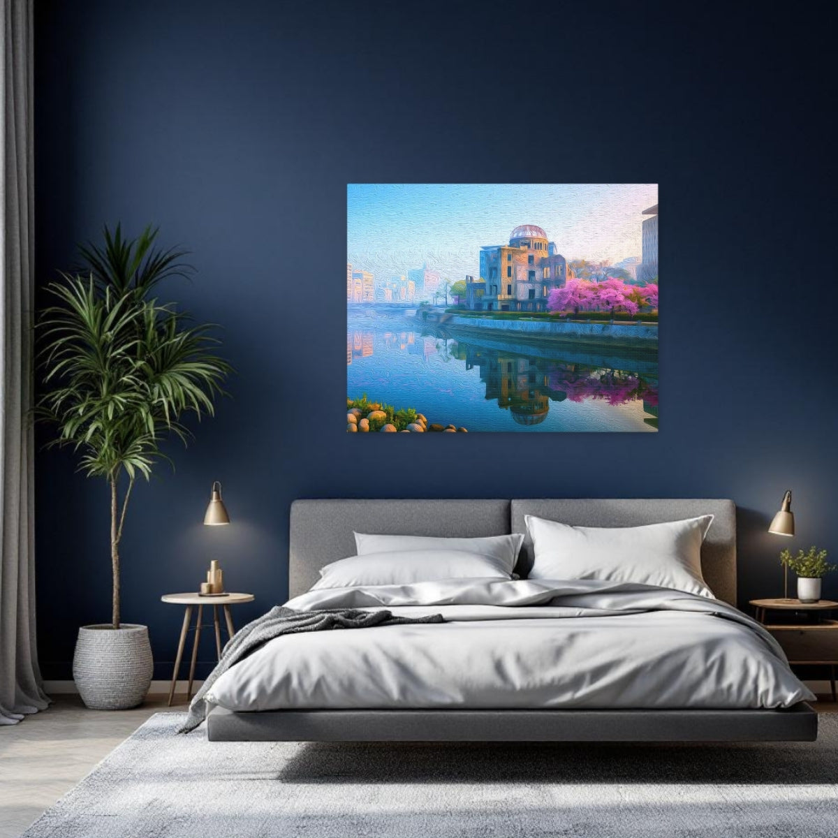 Atomic Bomb Dome Riverside — Hiroshima, Japan, study 2