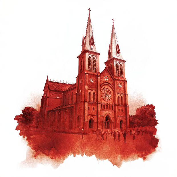 Ho Chi Minh City watercolor
