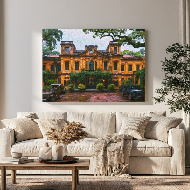 Colonial Mansion Courtyard — Ho Chi Minh City, Vietnam, view 1